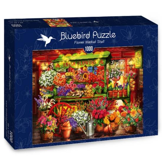 Bluebird Flower Market Stall Puzzle 1000 Teile