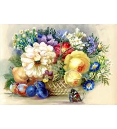 Bluebird Autumn Bouquet Puzzle 1000 Teile