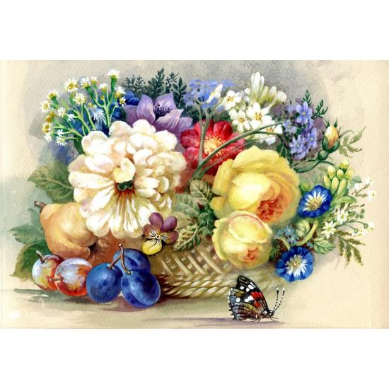 Bluebird Autumn Bouquet Puzzle 1000 Teile