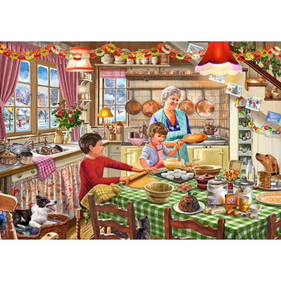 Puzzle Bluebird Omas Weihnachtsbäckerei 2000 Teile
