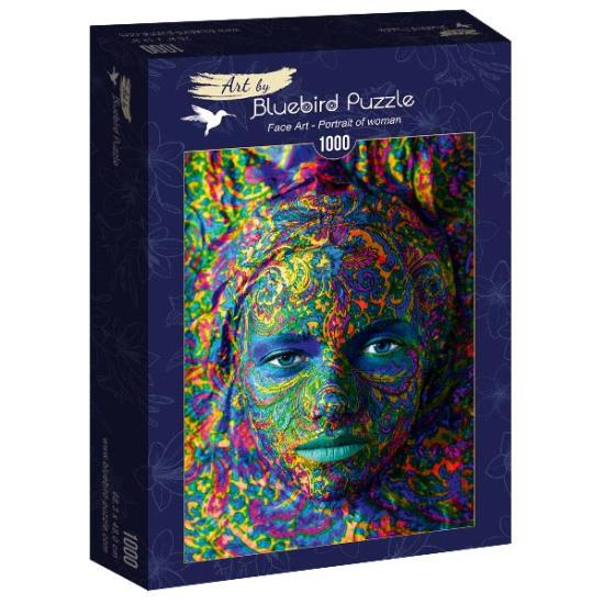 Bluebird Porträt einer Frau Puzzle 1000 Teile Bluebird Porträt einer Frau Puzzle 1000 Teile