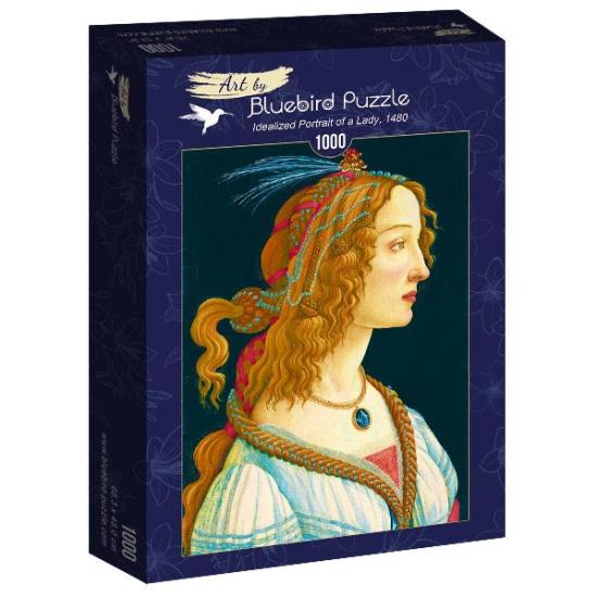 Bluebird Puzzle Idealisiertes Porträt einer Dame 1000 Teile