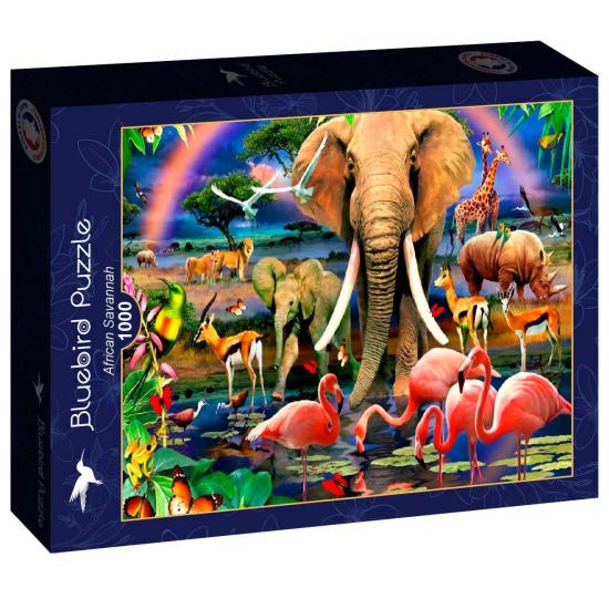 Bluebird African Savannah Puzzle mit 1000 Teilen