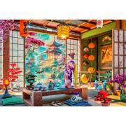 Puzzle Bluebird Japanisches Teezimmer 1000 Teile