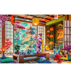 Puzzle Bluebird Japanisches Teezimmer 1000 Teile