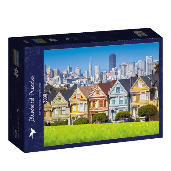 Bluebird San Francisco Puzzle, The Painted Ladies, 3000 Teile