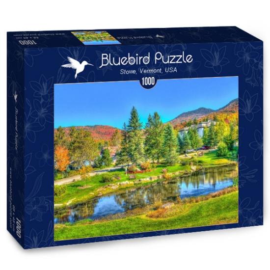 Bluebird Stowe, Vermont, Vereinigte Staaten 1000-teiliges Puzzle