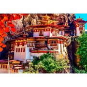 Bluebird Tiger's Nest, Bhutan 1000-teiliges Puzzle