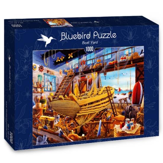 Bluebird Boat Workshop Puzzle 1000 Teile