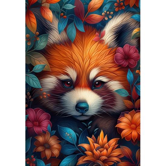 Puzzle Bluebird Tango, Der Rote Panda 1000 Teile