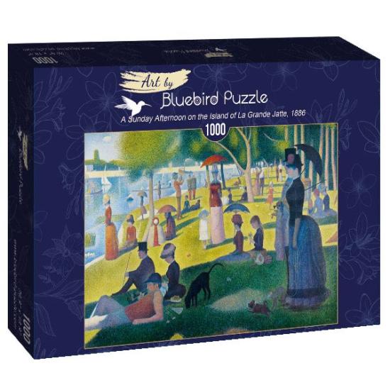 Bluebird Sunday Afternoon at La Grande Jatte 1000-Fuß-Puzzle