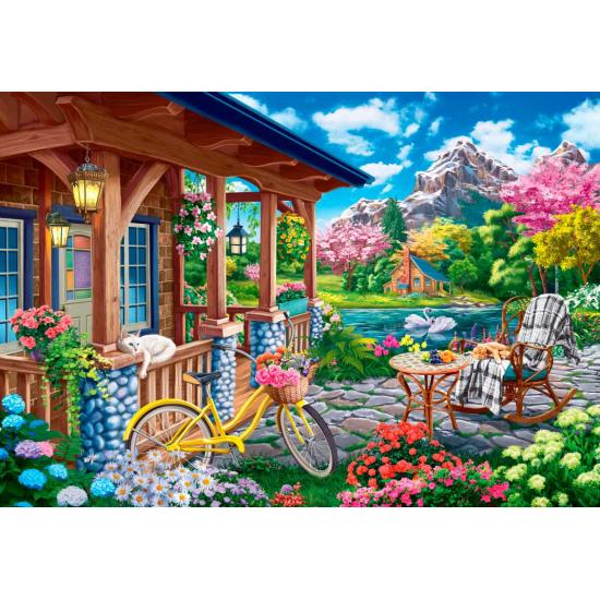 Puzzle Bluebird Abendhaus In Den Bergen 1000 Teile