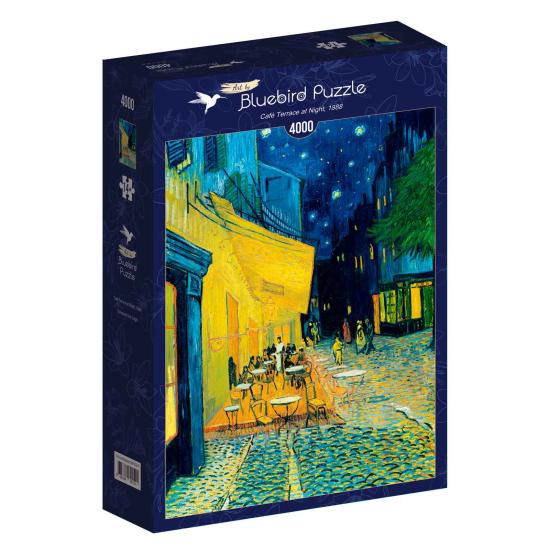 Bluebird Coffee Terrace at Night Puzzle mit 4000 Teilen