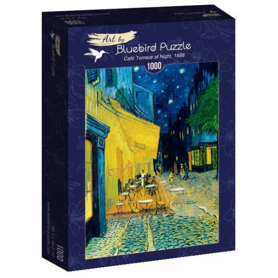 Bluebird Coffee Terrace at Night Puzzle 1000 Teile