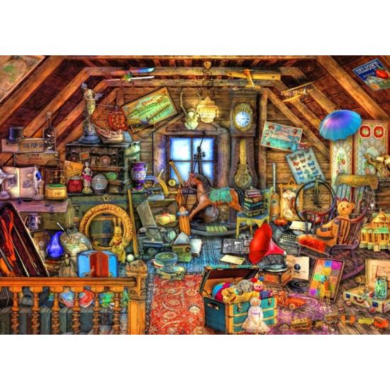 Puzzle Bluebird Wimmelbild-Dachboden 500 Teile Puzzle Bluebird Wimmelbild-Dachboden 500 Teile