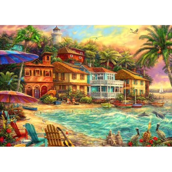 Bluebird Time on the Island Puzzle 2000 Teile