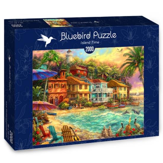 Bluebird Time on the Island Puzzle 2000 Teile