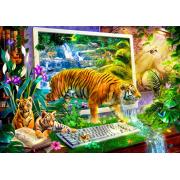 Bluebird Tiger erwacht zum Leben, 1500-teiliges Puzzle