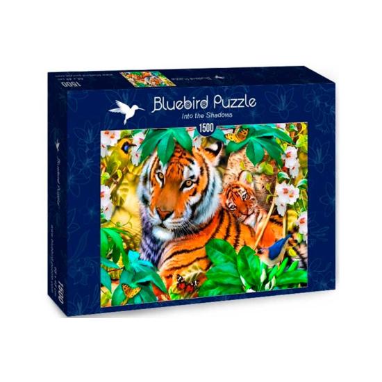 Bluebird Tigers Among the Shadows Puzzle 1500 Teile