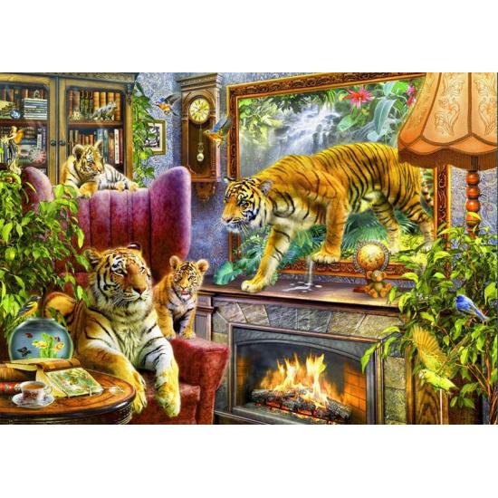 Bluebird Tigers Coming to Life Puzzle 2000 Teile