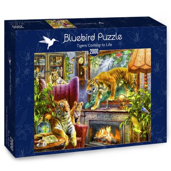 Bluebird Tigers Coming to Life Puzzle 2000 Teile