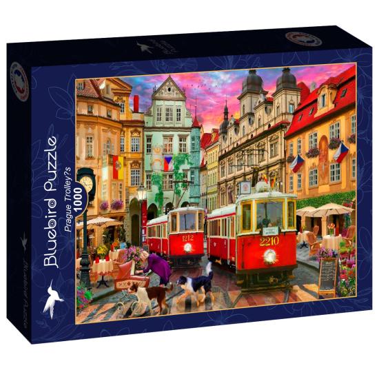 Puzzle Bluebird Prager Straßenbahn 1000 Teile
