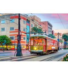 Bluebird Tram in New Orleans 1000-teiliges Puzzle