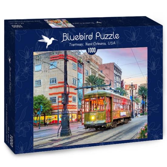 Bluebird Tram in New Orleans 1000-teiliges Puzzle