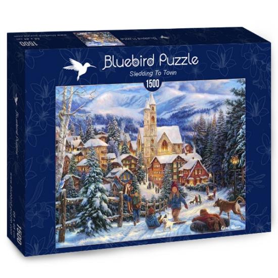 Bluebird Sleigh to Town Puzzle 1500 Teile