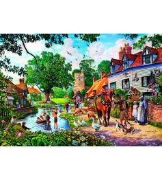 Puzzle Bluebird Ein Dorf im Sommer 1000 Teile