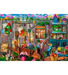 Puzzle Bluebird Gartengerätezaun 1000 Teile