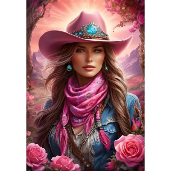 Puzzle Bluebird Pink Cowgirl 1000 Teile Puzzle Bluebird Pink Cowgirl 1000 Teile