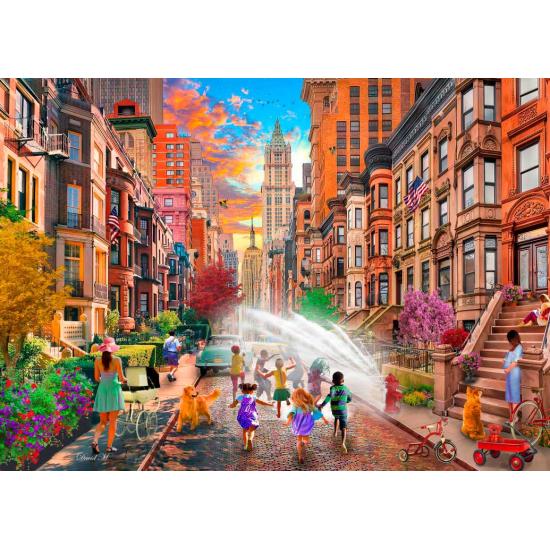 Puzzle Bluebird Heiße Sommertage In Nyc 500 Teile