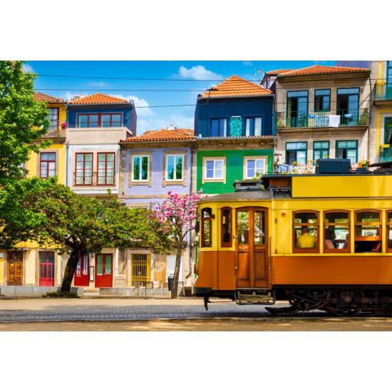 Puzzle Bluebird Sommer in Porto 1000 Teile