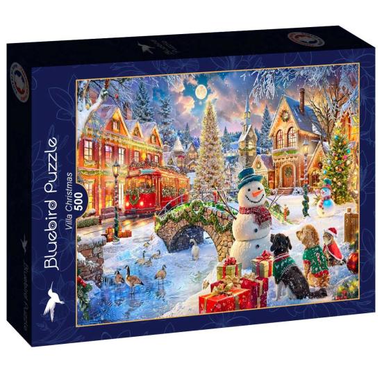 Puzzle Bluebird Villa Weihnachten 500 Teile
