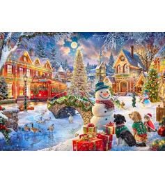 Puzzle Bluebird Villa Weihnachten 1500 Teile