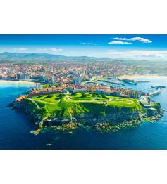 Puzzle Bluebird Ansicht Von Gijón, Asturien, Spanien 1000 Teile