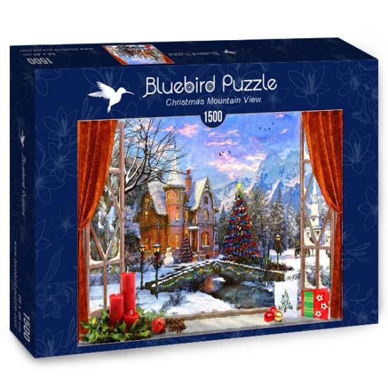 Bluebird Christmas Mountain View Puzzle 1500 Teile