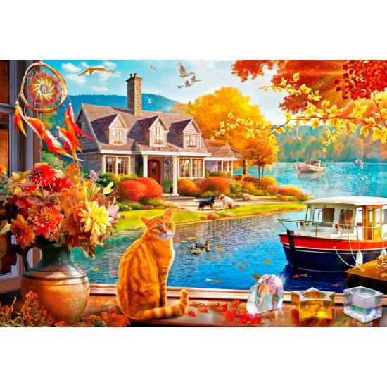 Puzzle Bluebird Klare Herbstansicht 1000 Teile