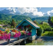 Puzzle Bluebird Blick Auf Den See Von Annecy 500 Teile