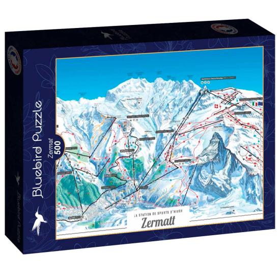 Puzzle Bluebird Zermatt 500 Teile