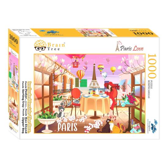Puzzle Brain Tree Love of Paris 1000 Teile