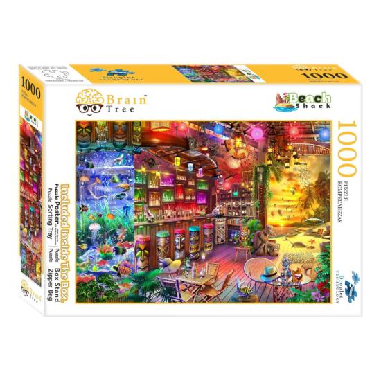 Brain Tree Beach Bar Puzzle 1000 Teile