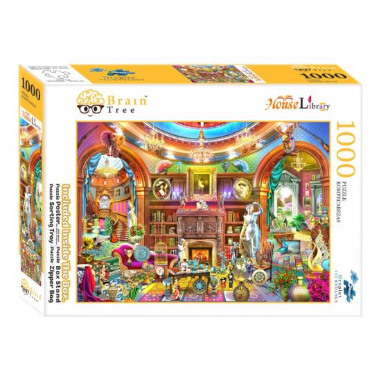 Brain Tree Puzzle Heimbibliothek 1000 Teile