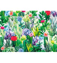 Puzzle Brain Tree Cactus in Bloom 1000 Teile