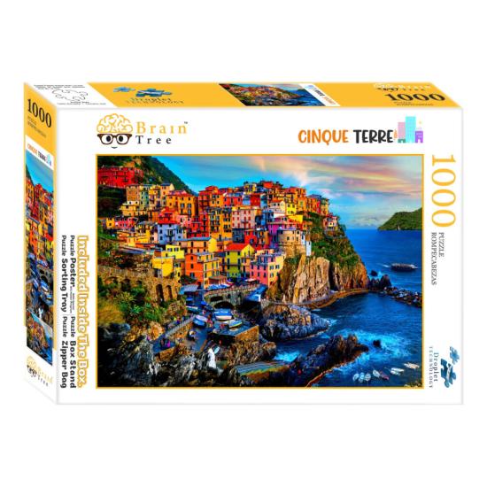 Brain Tree Cinque Terre Puzzle 1000 Teile