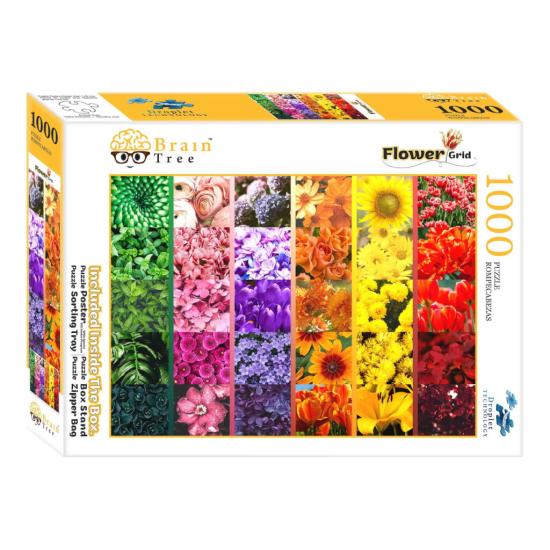 Brain Tree Puzzle Blumenfarben 1000 Teile