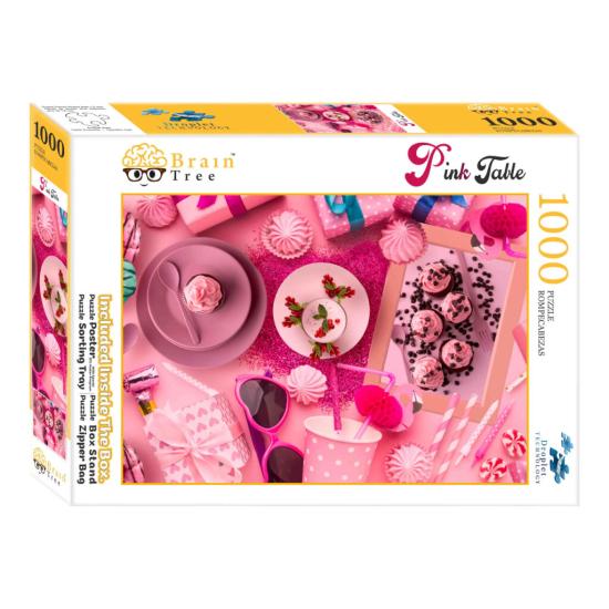 Puzzle Brain Tree Pink umfasst 1000 Teile