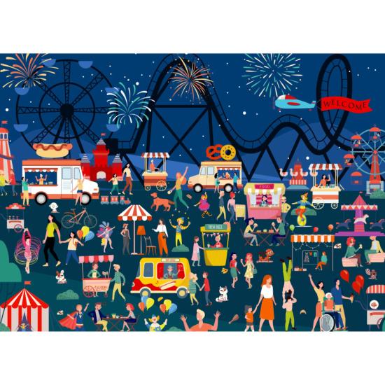 Puzzle Gehirnbaum auf der Messe 1000 Teile