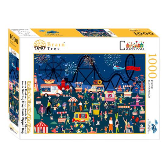 Puzzle Gehirnbaum auf der Messe 1000 Teile